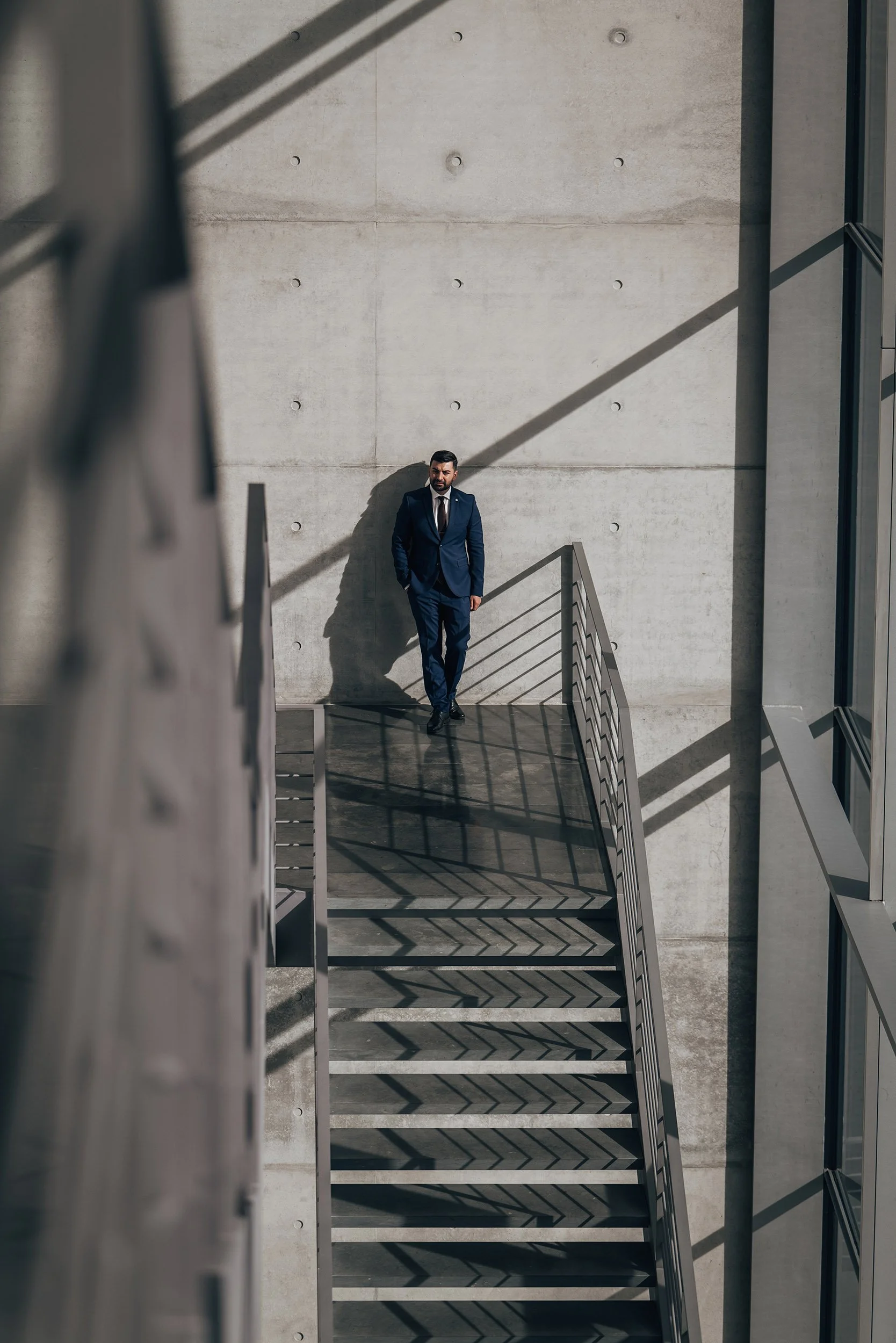Muhanad Al-Halak  im Deutschen Bundestag, politisches Porträt von Stefan Trocha