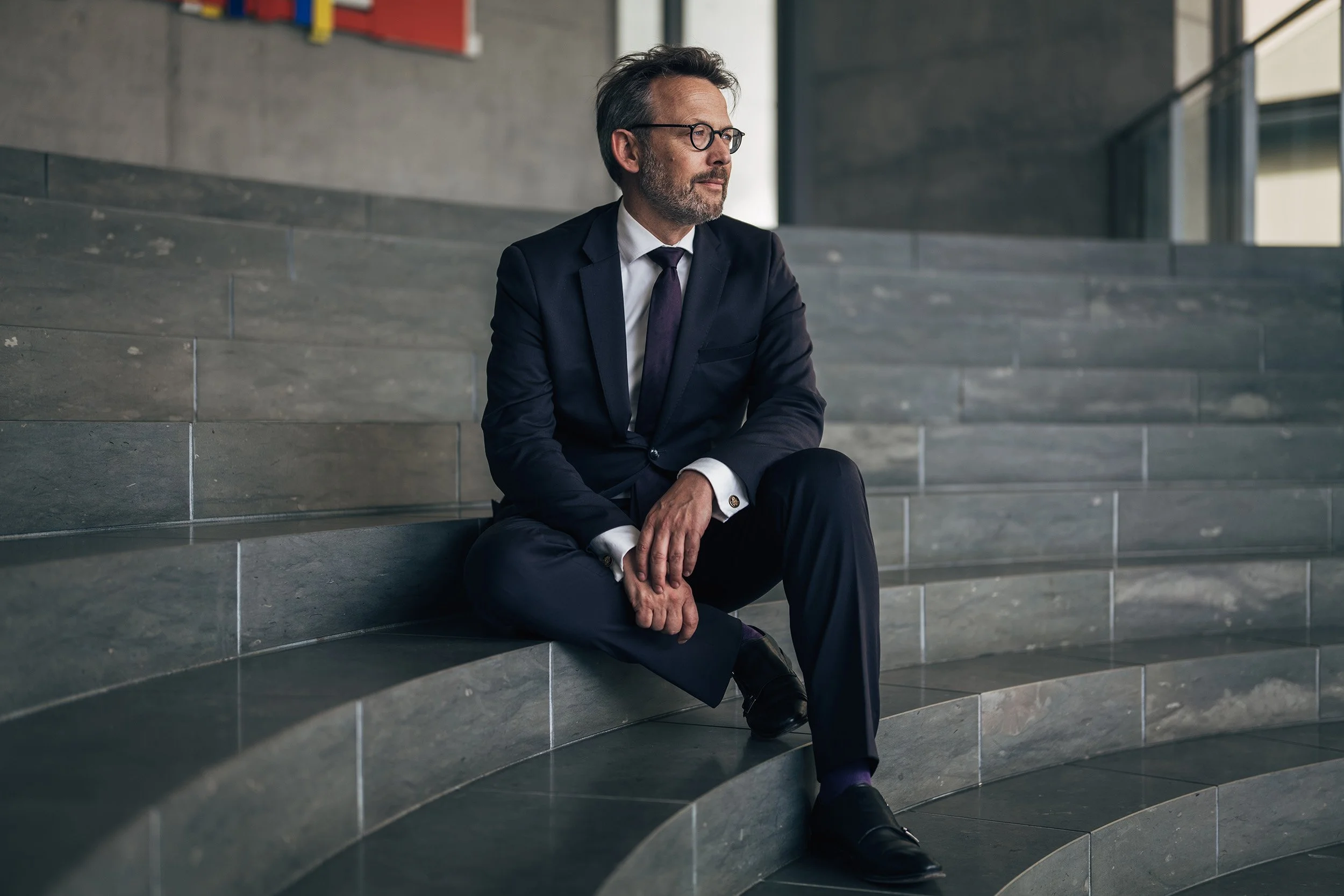 Otto Fricke im Deutschen Bundestag, politisches Porträt von Stefan Trocha