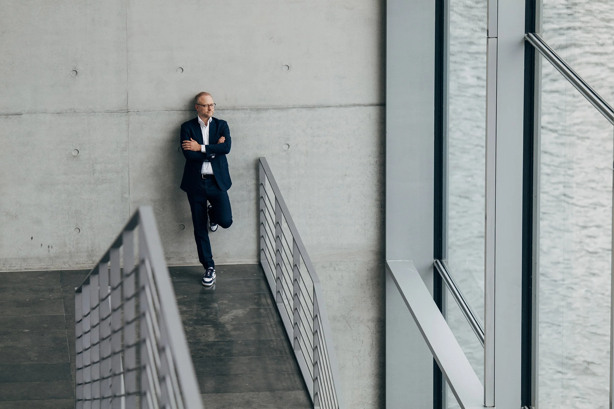 Michael Kruse im Deutschen Bundestag, politisches Porträt von Stefan Trocha