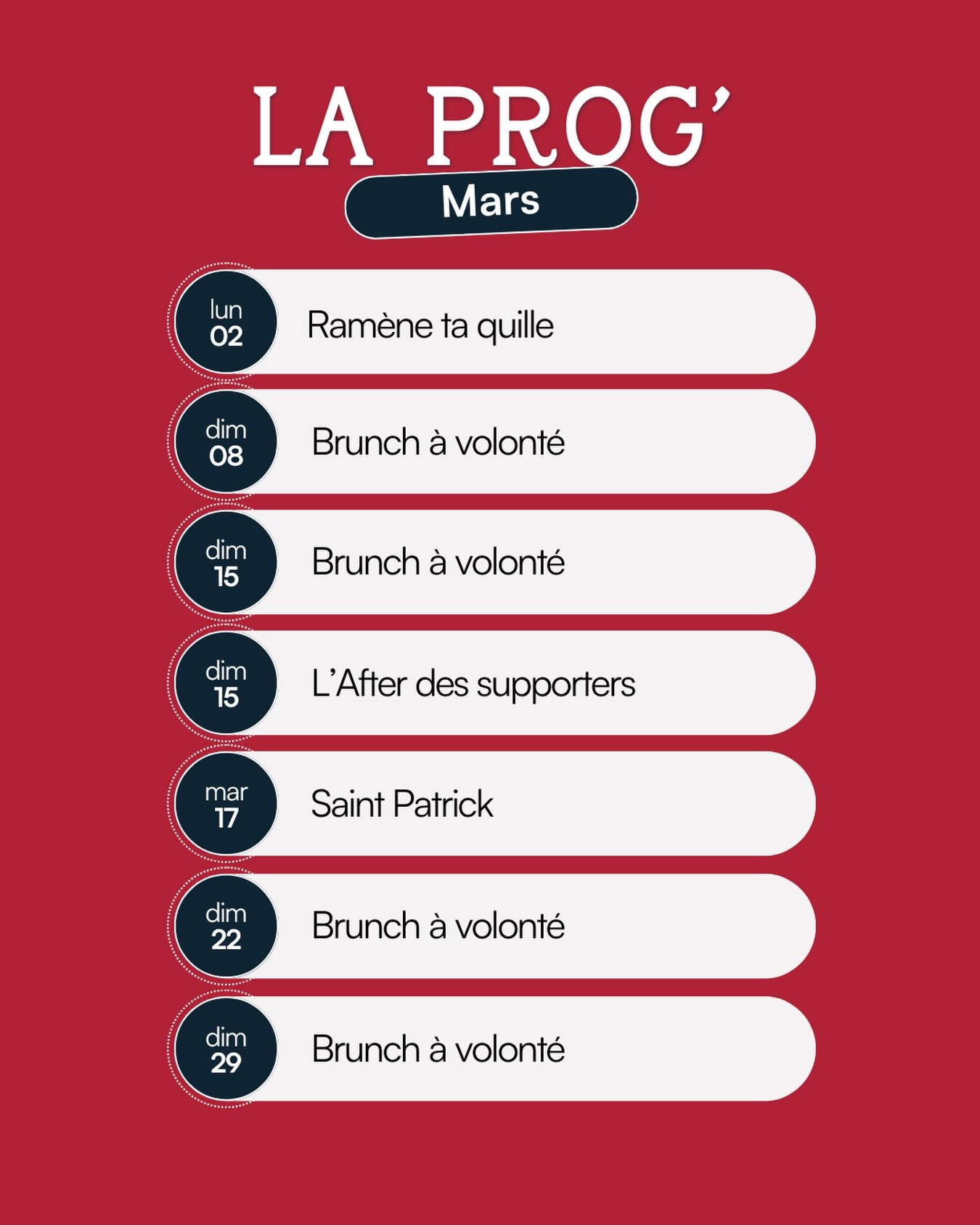 Il se passe quoi en mars d&eacute;j&agrave; au Diable ? 👀