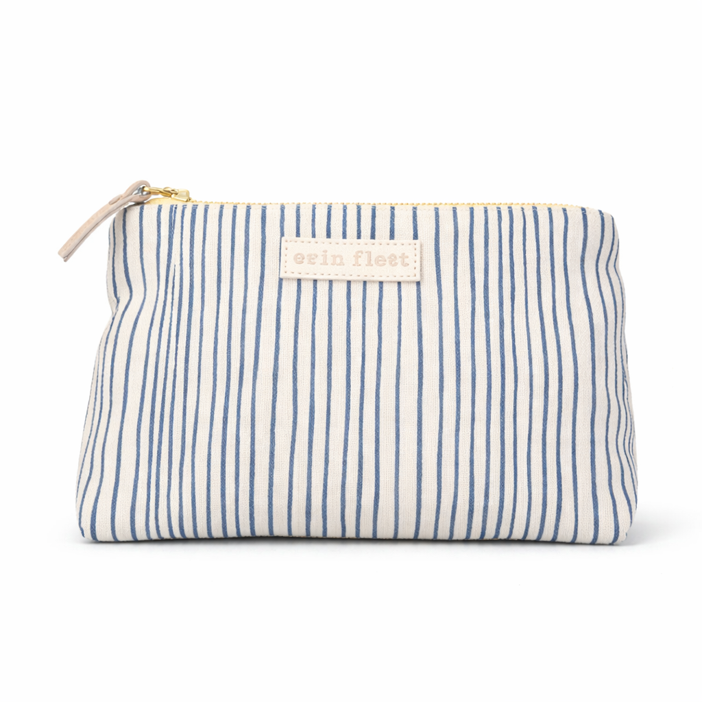 Skinny Stripe Makeup Bag