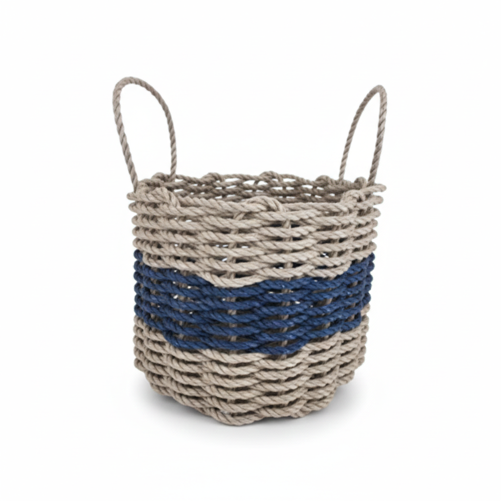 Authentic Maine Lobster Rope Storage Basket