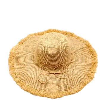 Raw Fringe Crochet Hat