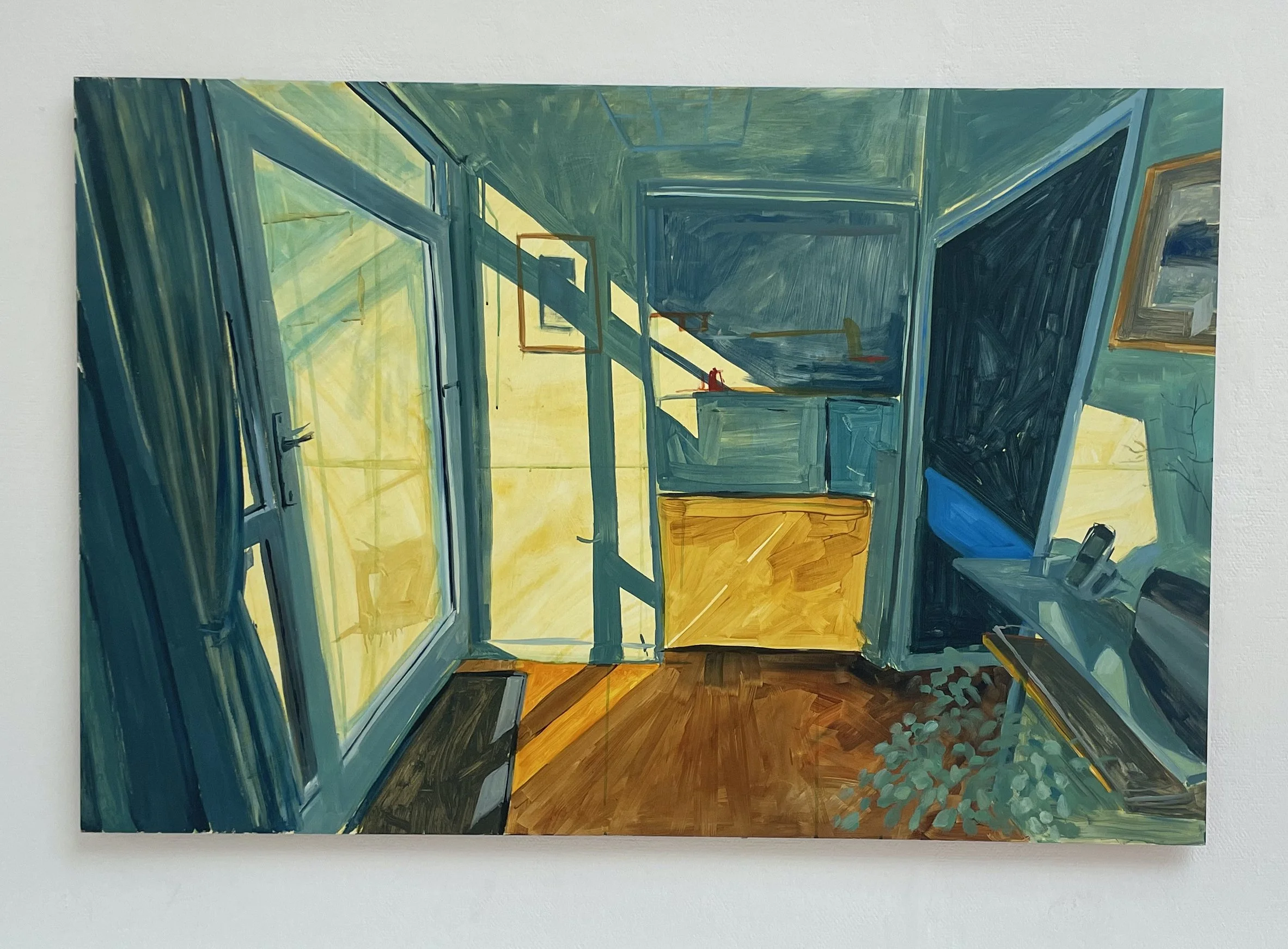 North House (2nd Iteration), 165 x 110cm, Oil on Wood, 2025
