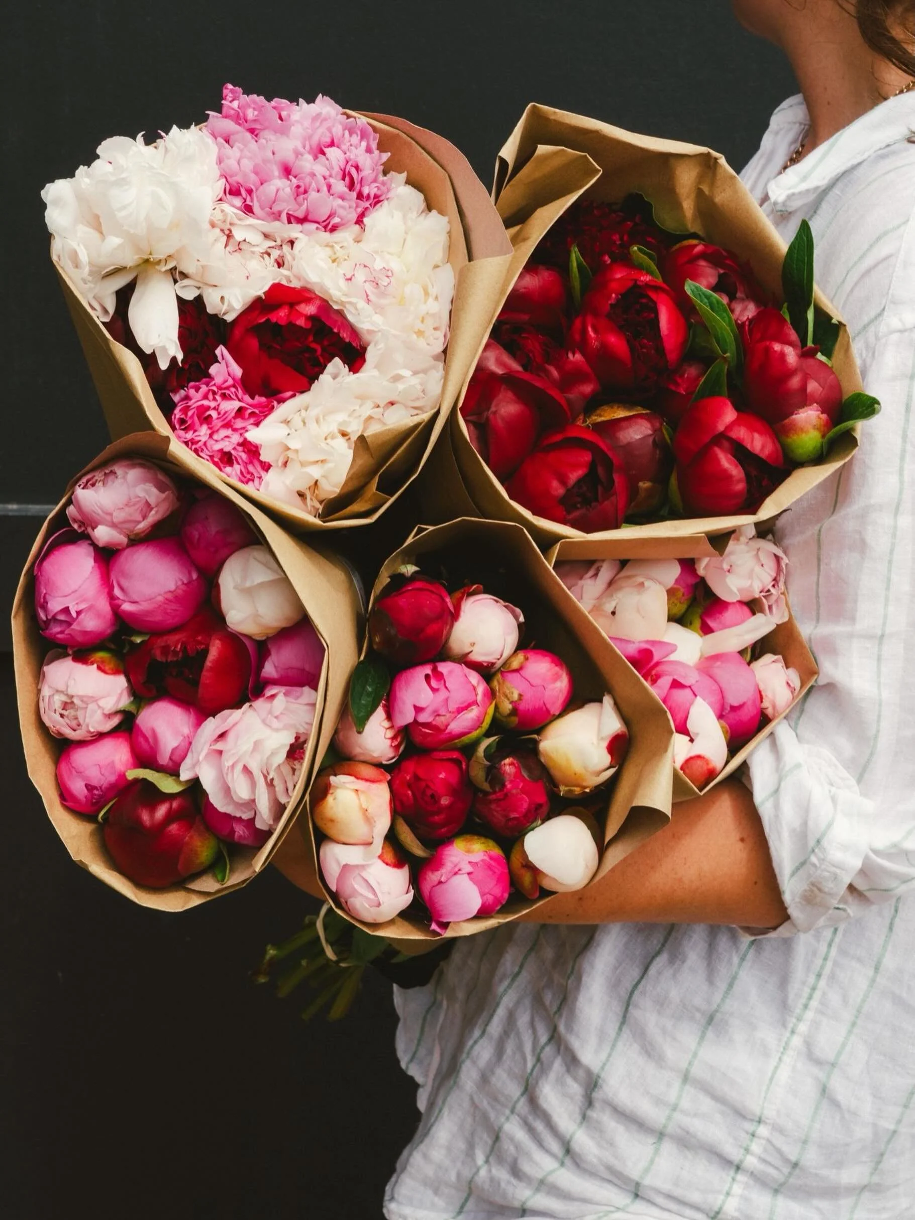 Last week of peonies !!! Once they&rsquo;re gone they&rsquo;re gone!!! 😅 Farm gate sales open until probably the end of the week - so any of you local peony lovers (📍CO6 2QF) COME GET YOURSSSS ☺️☺️🌸🌸😌! &pound;20 per bunch of these beauties which