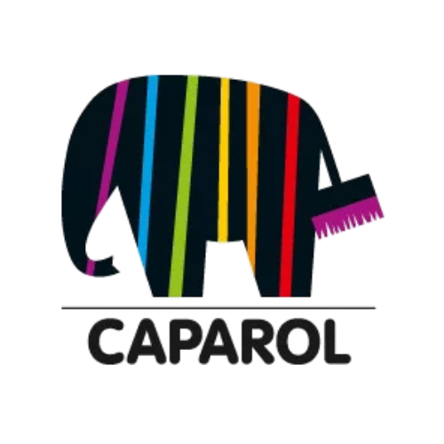 Ein schwarzer Hintergrund mit einem großen bunten Logo, das fünf vertikale Streifen in Pink, Blau, Grün, Gelb und Rot zeigt, sowie den Text 'GAMAROT' darunter.
