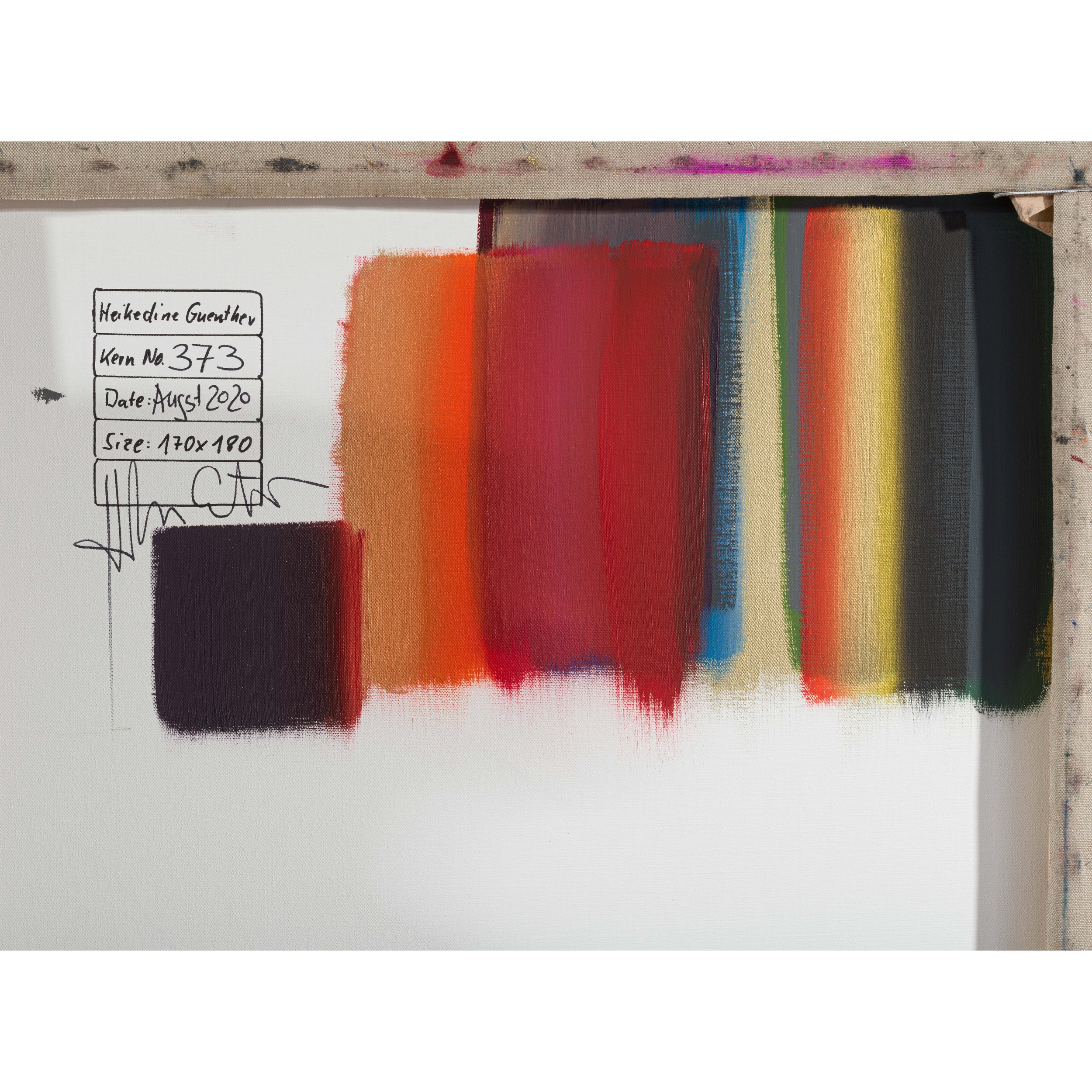 HG - Core No. 373 - Aug 2020 - Oil on Canvas - 170x180cm - Back.jpg