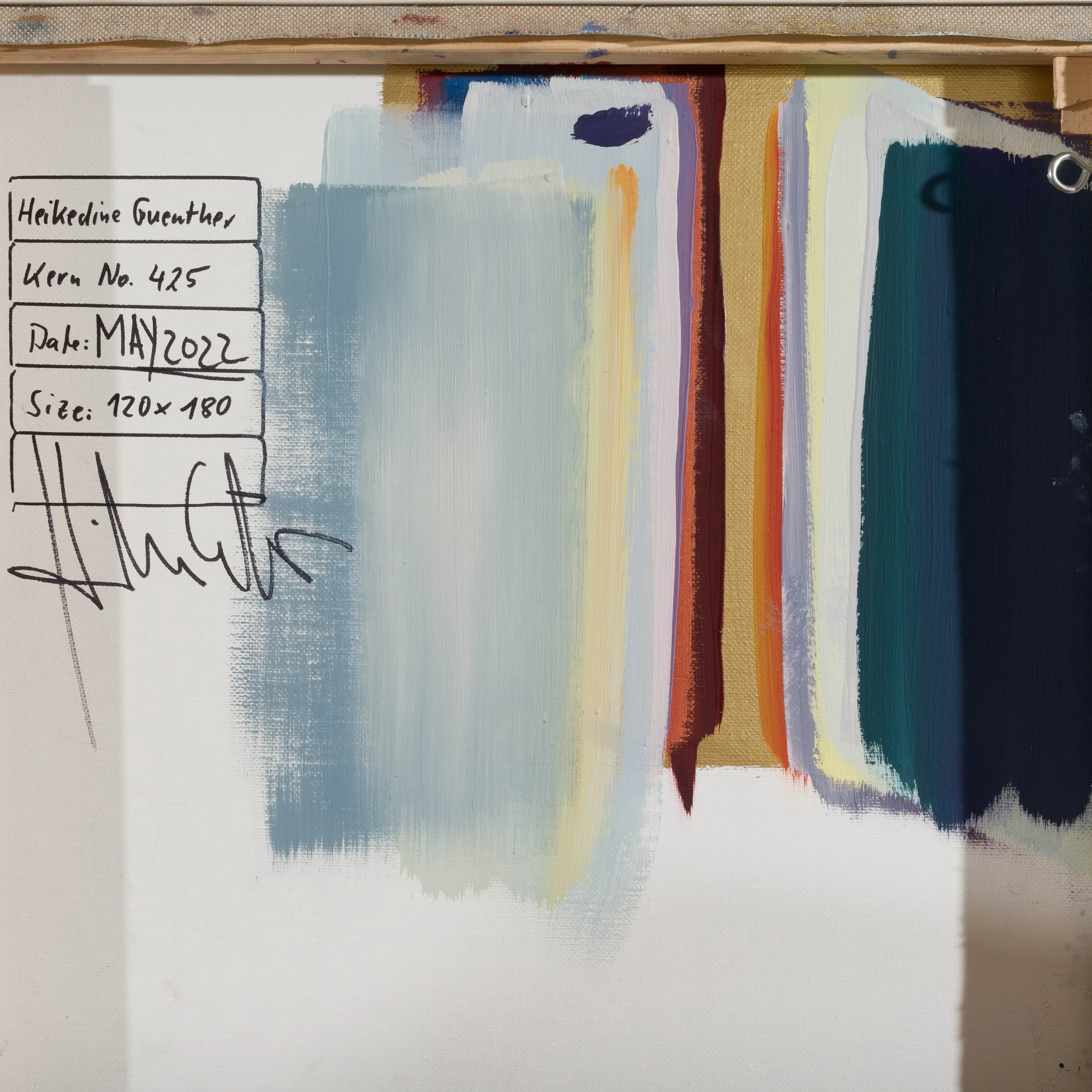 HG - Core No. 425 - 2022 - Oil on Canvas - 180x120cm - Back.jpg