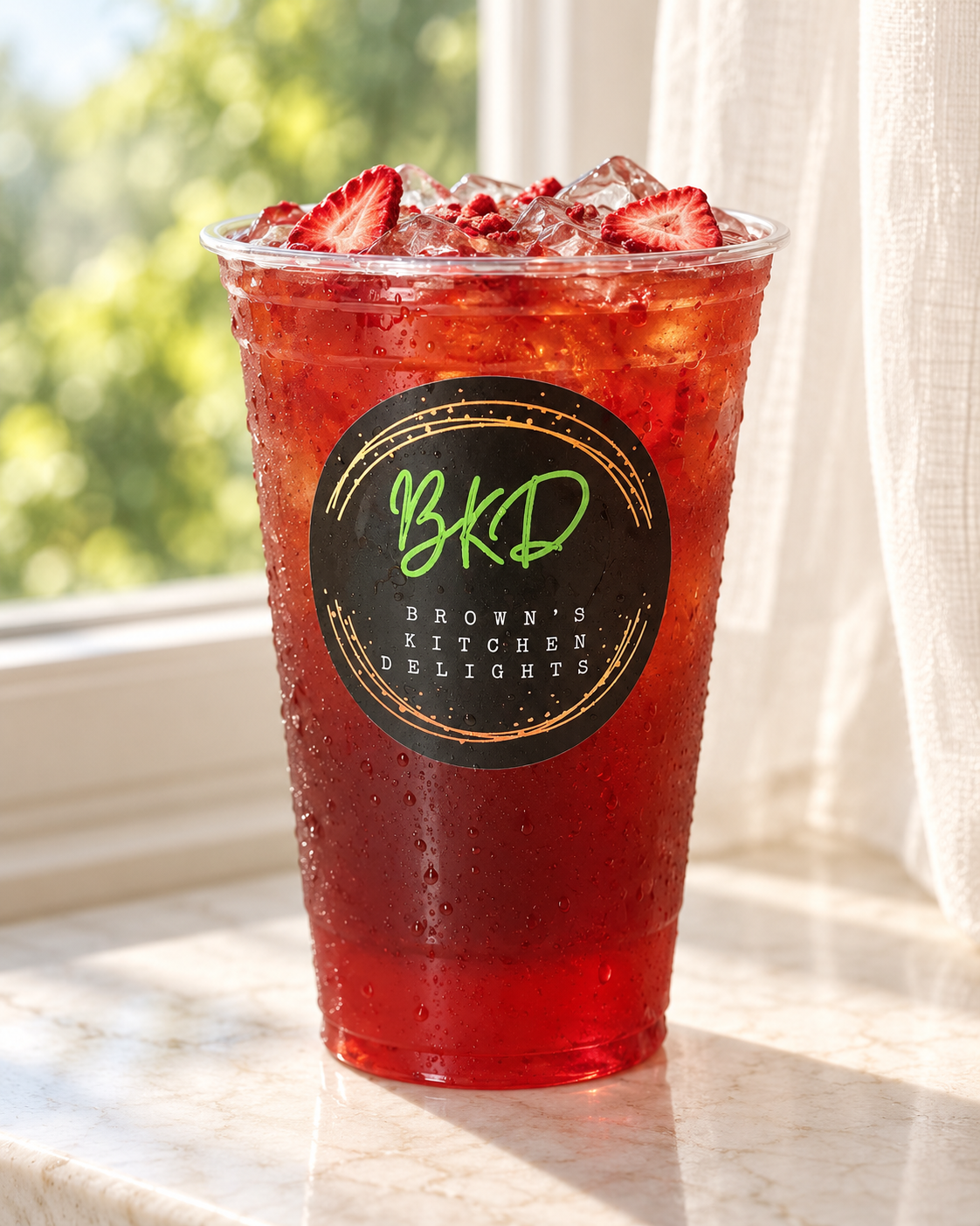 Strawberry Honey Bliss Green Tea Refresher