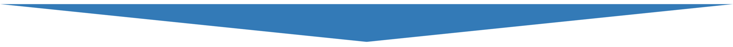 A long, blue triangle pointing downwards like an arrow.