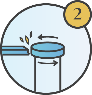 Tiffany glas in lood stappen, glas slijpen.