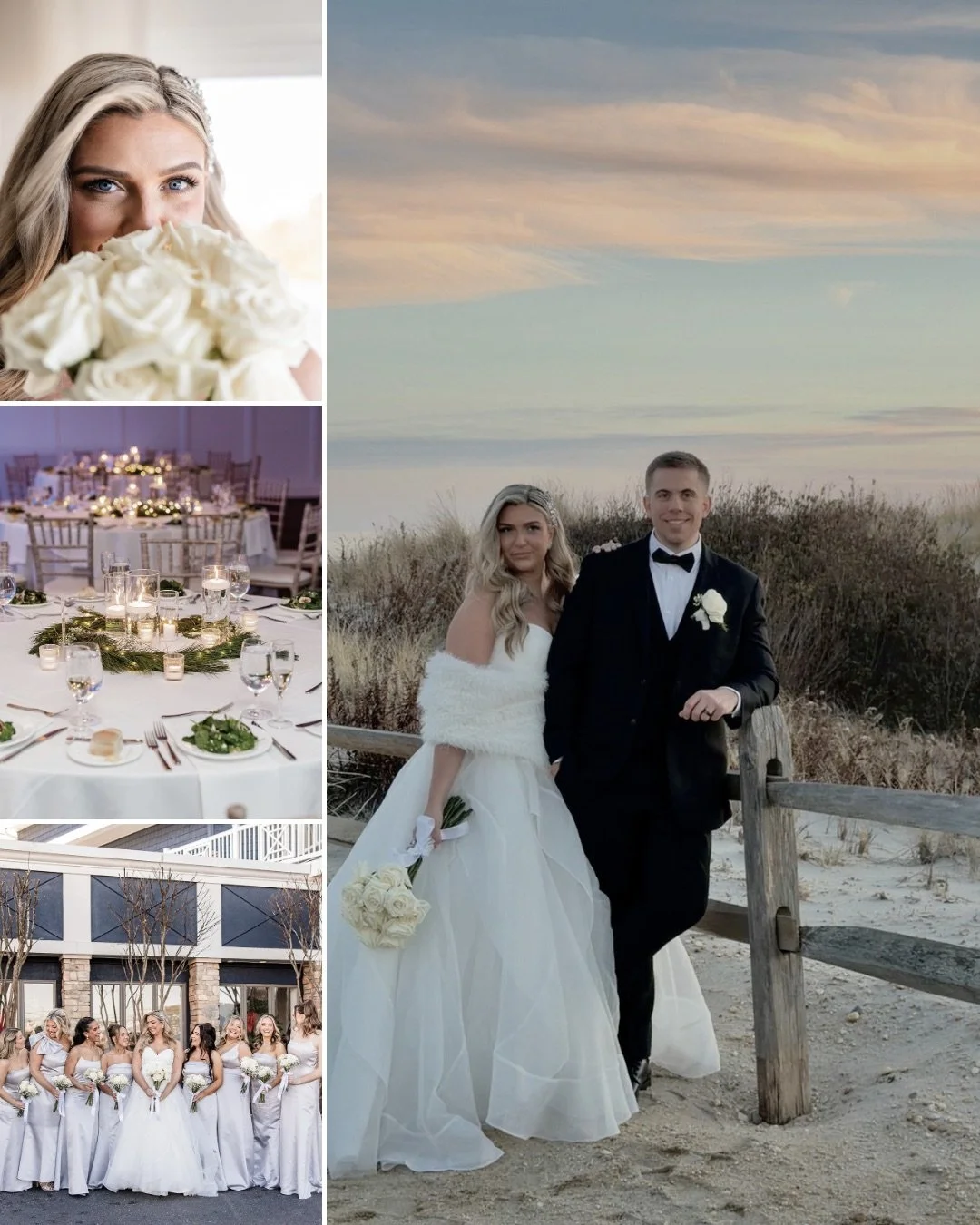 December Shore Wedding