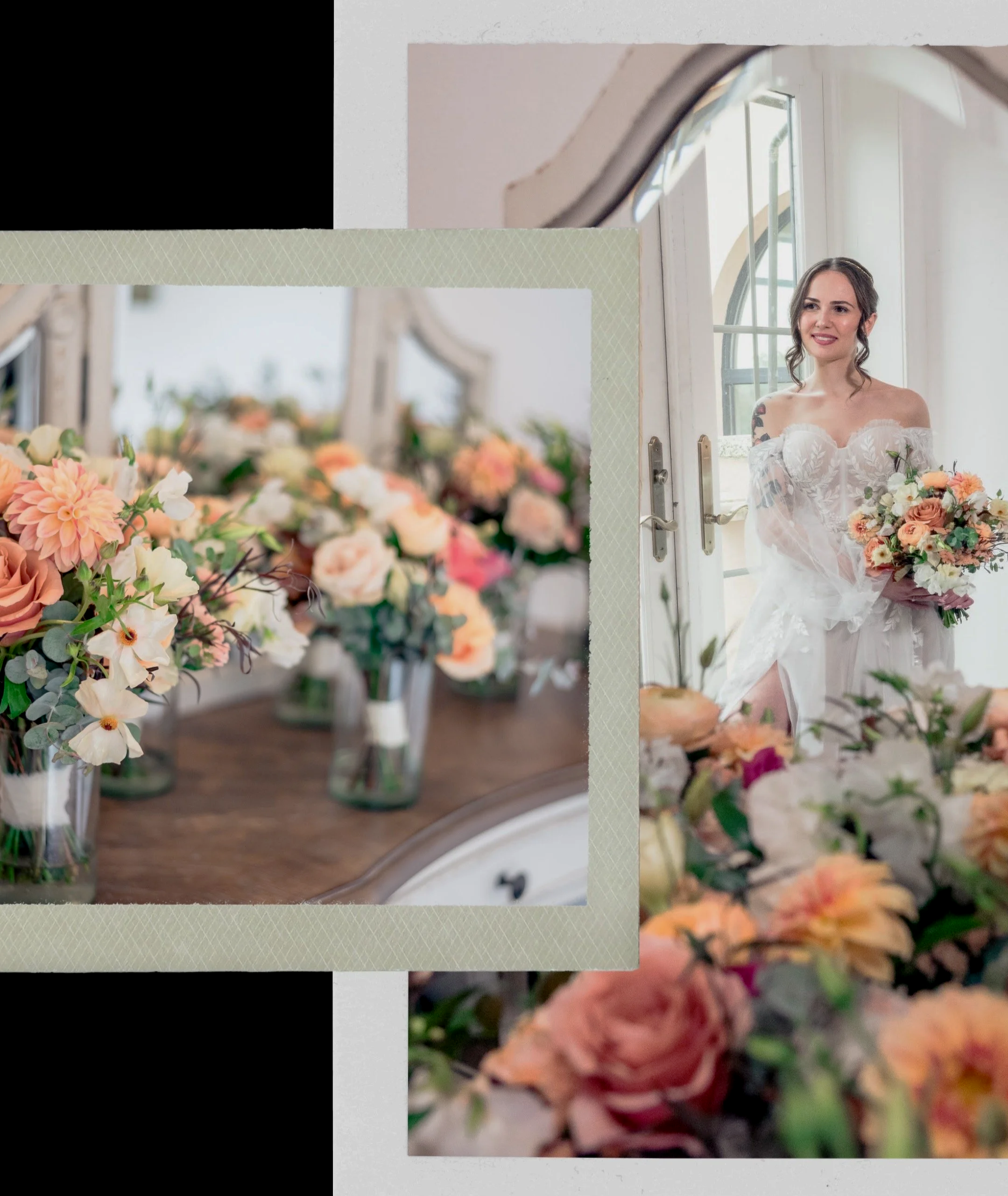 spring garden wedding in northern new jersey