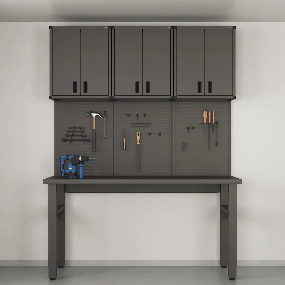 G8 | РЕШЕНИЕ ЗА СЪХРАНЕНИЕ С РАБОТНА МАСА 1855 x 630 x 2401 H мм | €2430.30