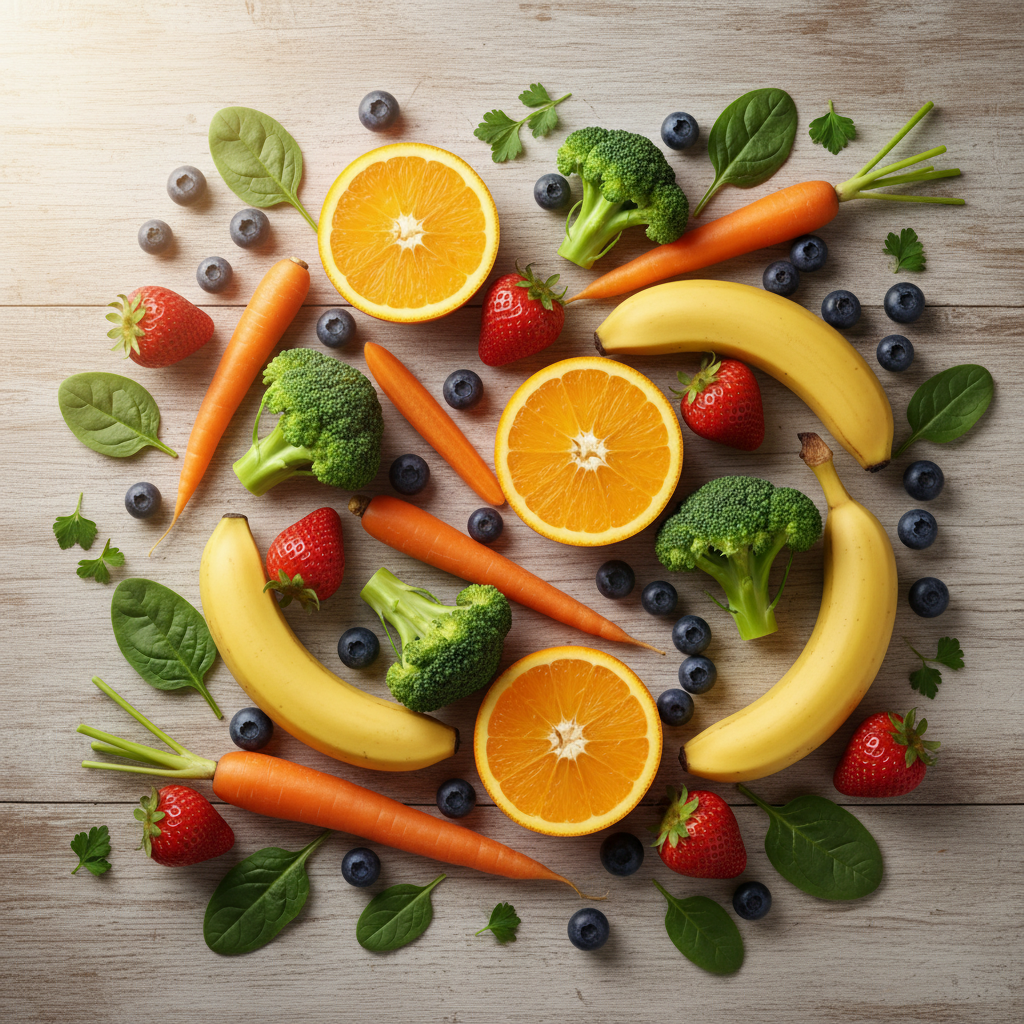 Obst und Gemüse sind gut für die Laune