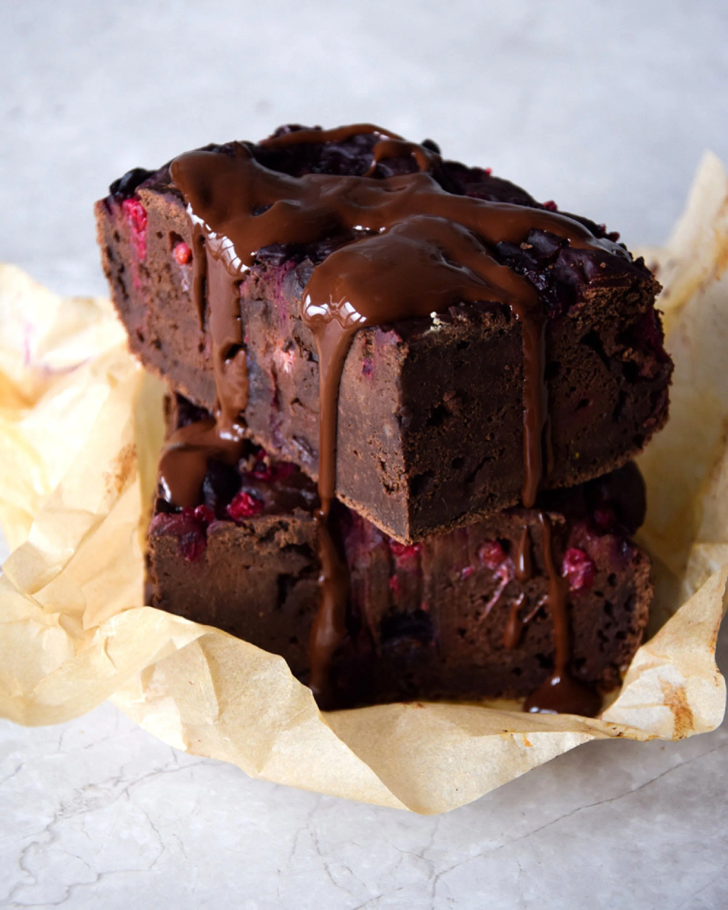 Extrem lecker und einfache vegane fudge brownies