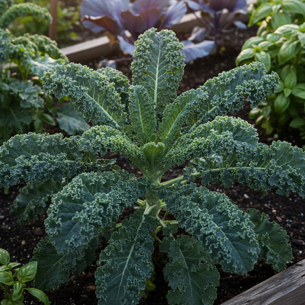 Grünkohl Pflanze