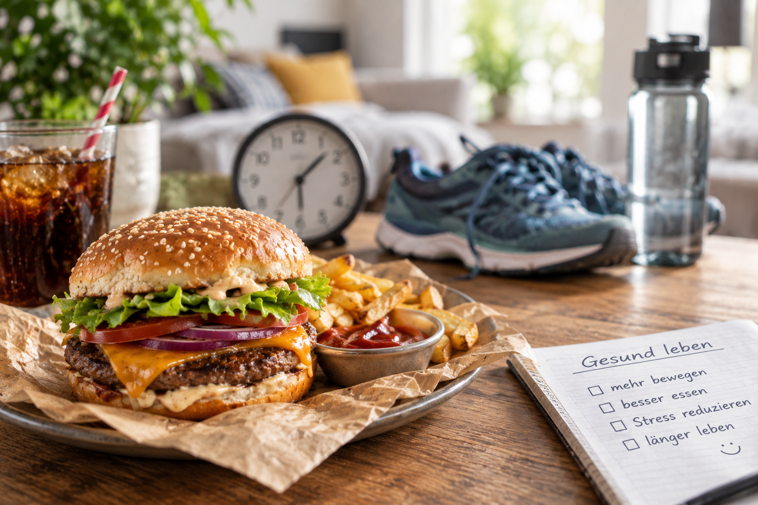 Wie viel Lebenszeit kostet dich ein typischer Fast Food Burger?