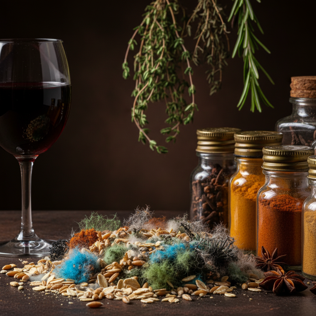 Schimmelpilzgifte in Haferflocke, Gewürze und Wein