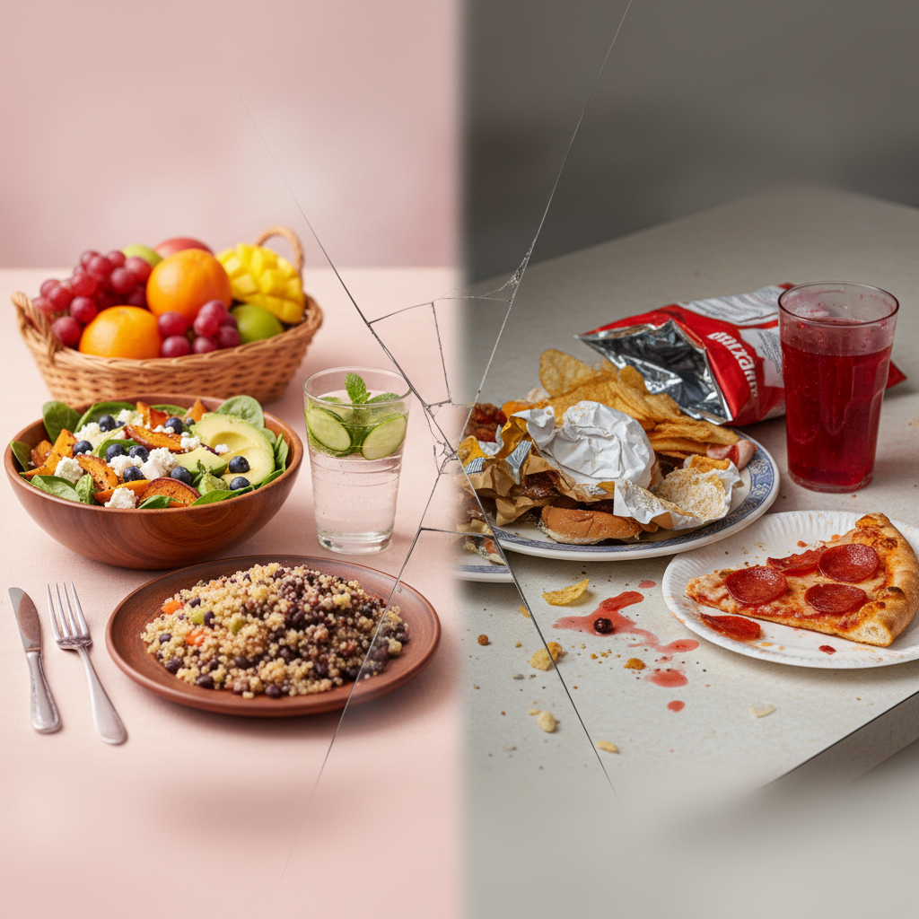 Wir essen besser als alle anderen oder doch nicht? Die erschreckende Wahrheit über unsere Selbstwahrnehmung beim Essen