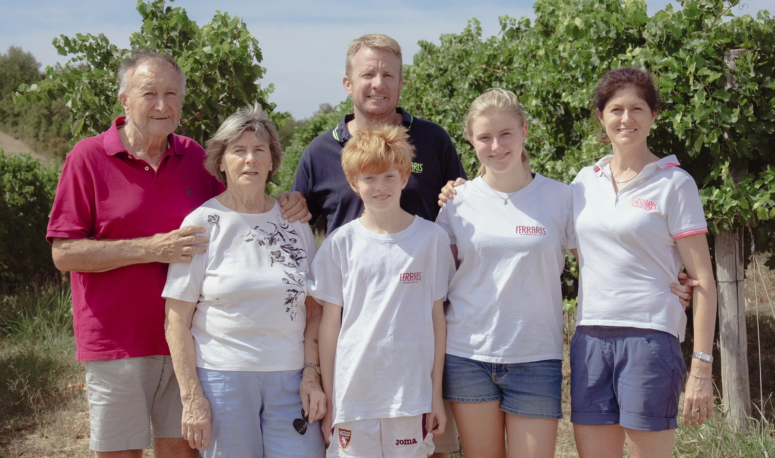 Ferraris Agricola | Luca Ferraris e famiglia