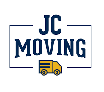 Logo for JC Moving with the company name and a yellow moving truck graphic.