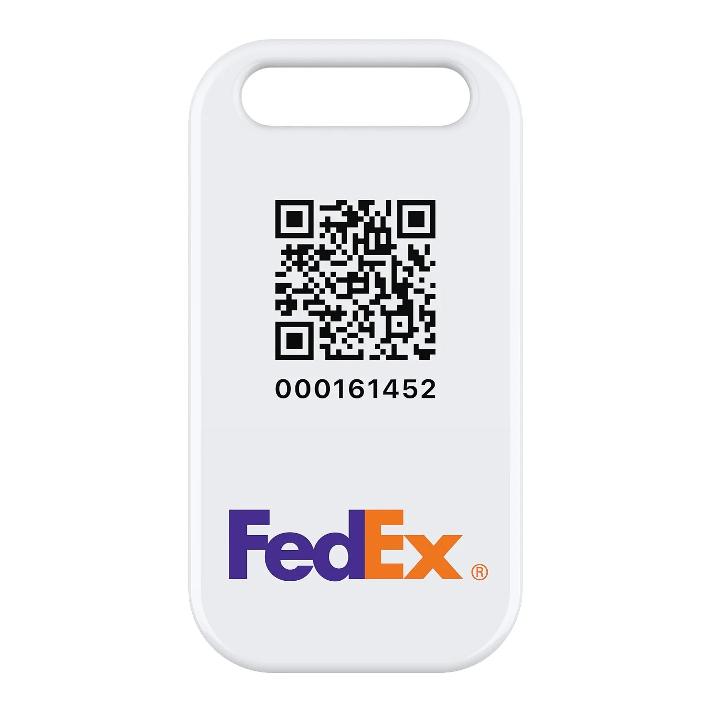 SenseAware ID FedEx tracking tag on a white background