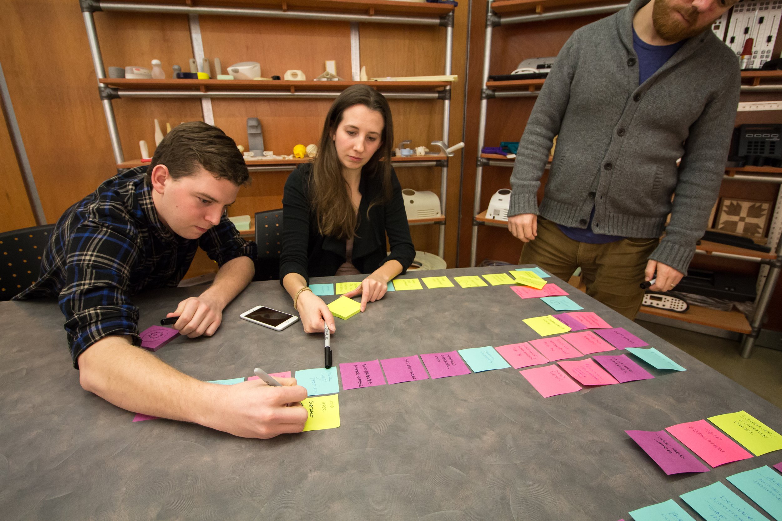 Card sorting design exercise