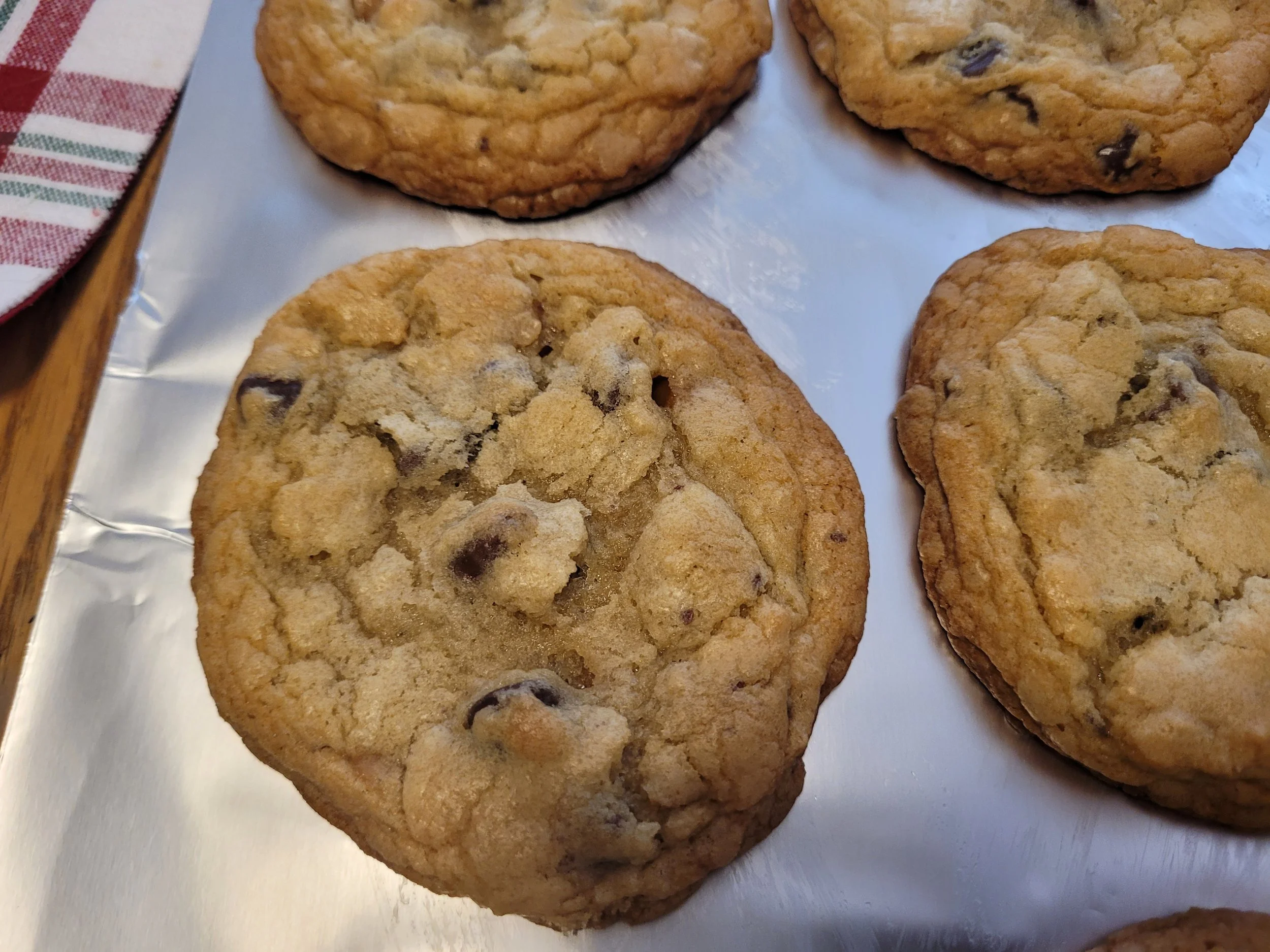 chocolate chip and caramel