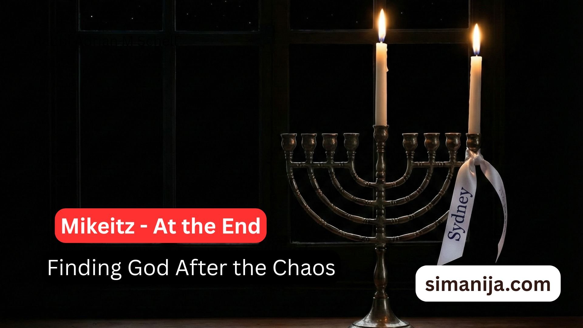 At the End: Finding God After the Chaos