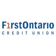 Logo of First Ontario Credit Union with blue text and a stylized 'F1' symbol.