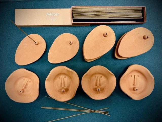 Terracotta Incense table