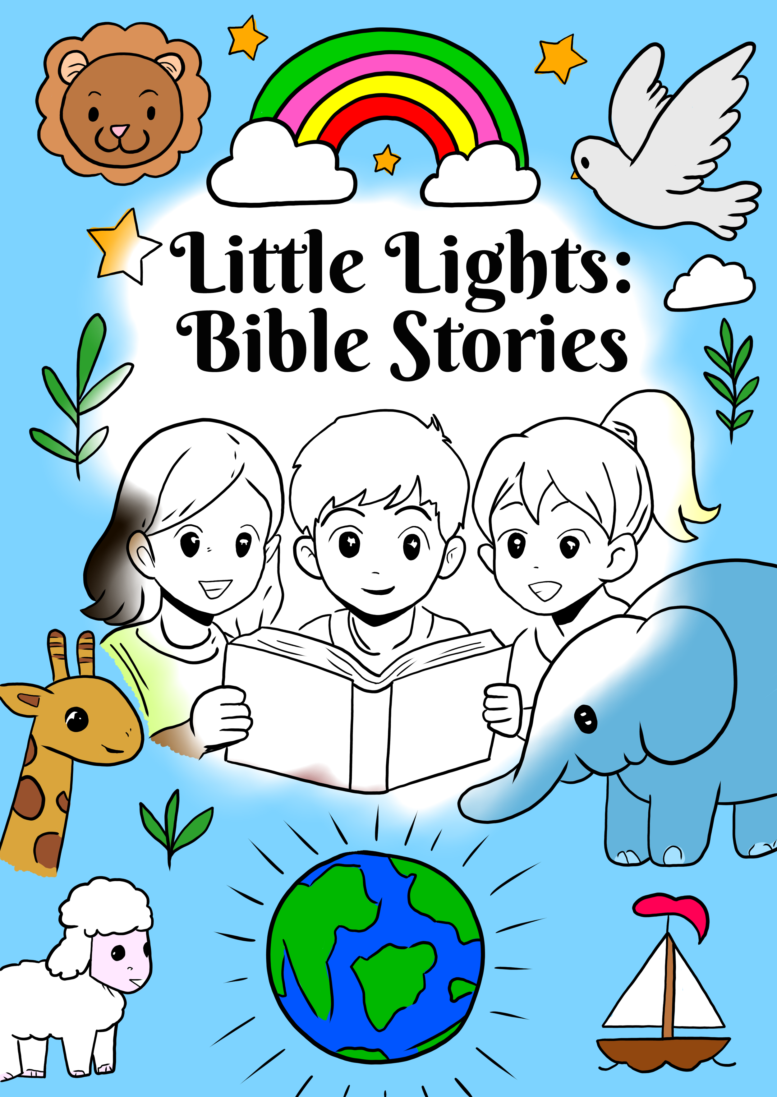 Bible Stories Colour Book