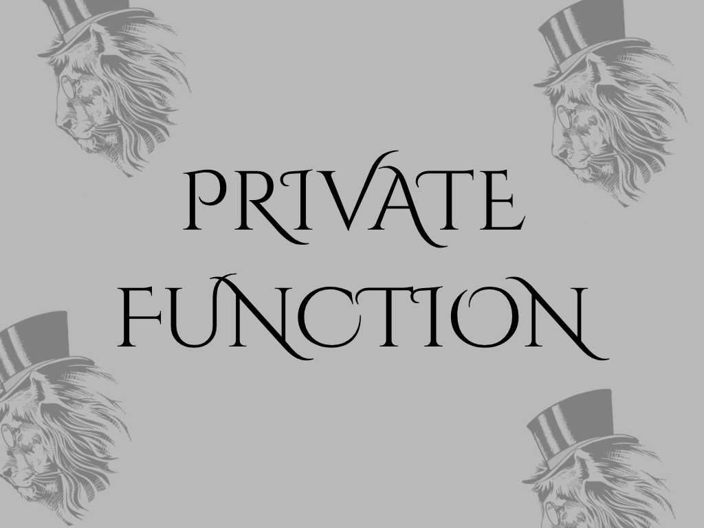 Private function - Wedding