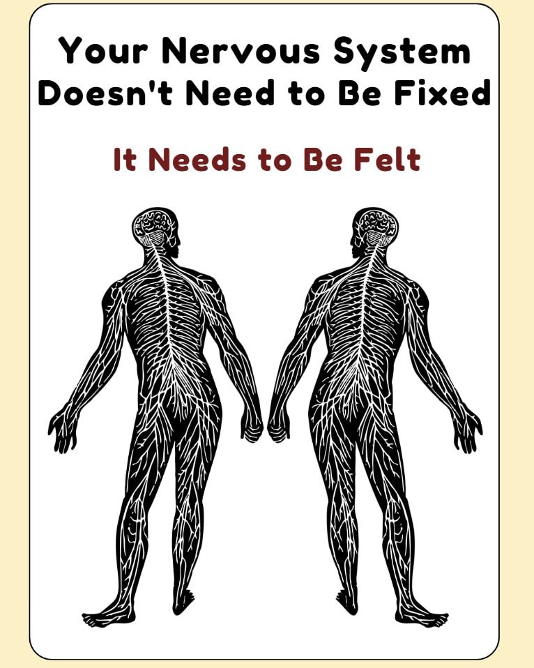 Every tension, every emotion, every breath.. is an invitation to become more curious, not more critical; to shift from reacting to sensing. Feeling is a practice. Every moment is a doorway toward the truest parts of you.

So much of what we feel in o