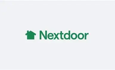 Nextdoor logo with a house icon in green