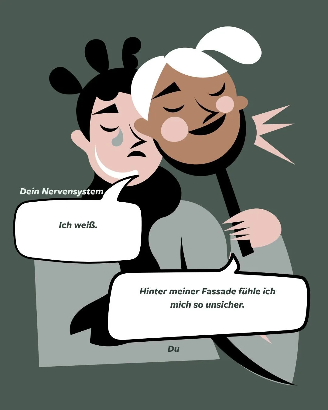 Vielleicht kennst du das auch: Nach au&szlig;en wirkst du stabil, freundlich, souver&auml;n. Du machst dein Leben, du funktionierst, du h&auml;ltst dich zusammen. Und gleichzeitig ist da innen diese leise Grundanspannung. Dieses &bdquo;Blo&szlig; nic