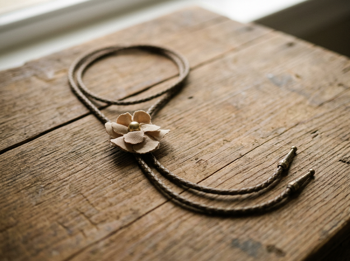 Gold Flower Bolo