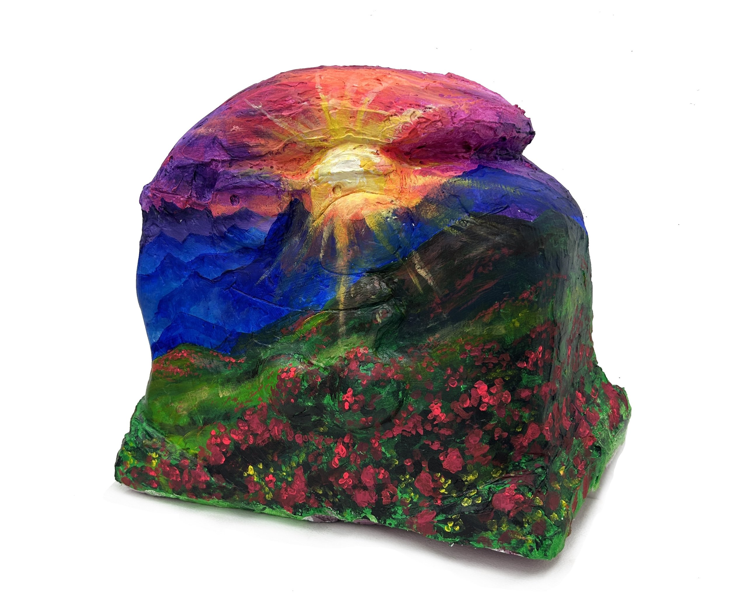 Peter, foam, plaster, joint compound, acrylic paint, 2025