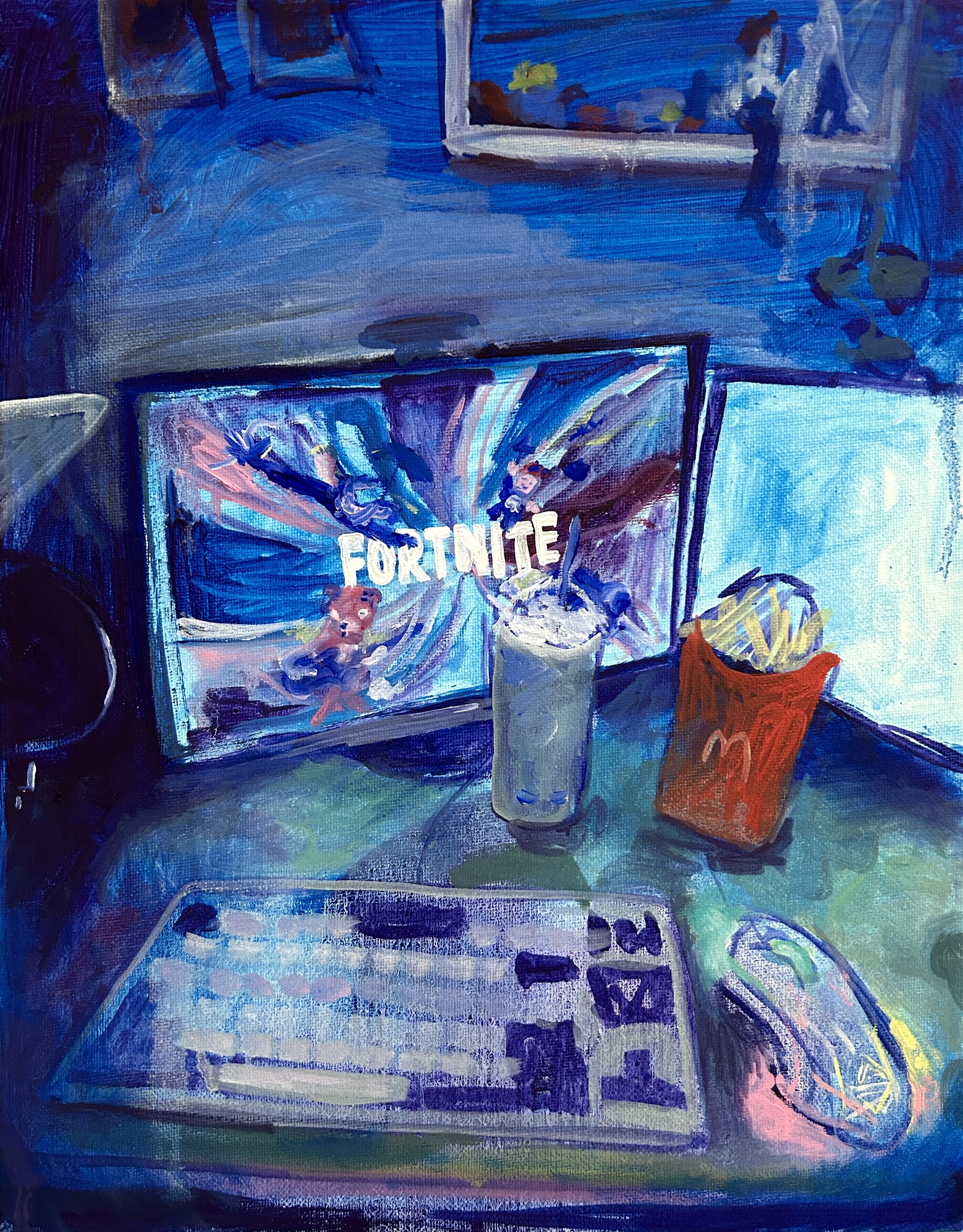 Nirvana, oil on canvas 11 x 14 in. 2025