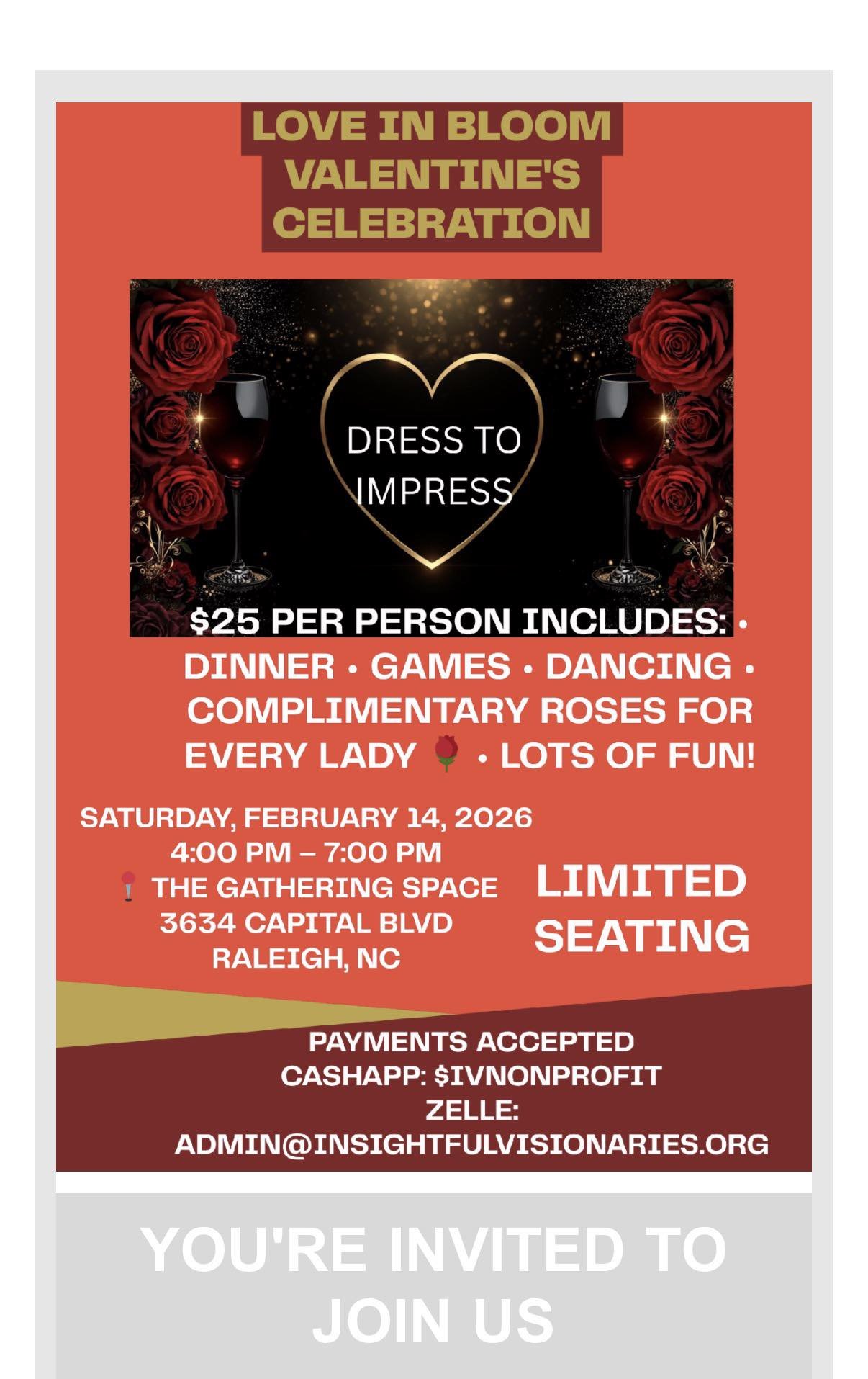 LOVE IN BLOOM -Valentine’s Celebration