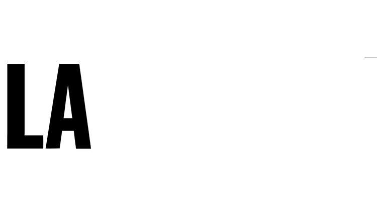 Black background with bold white text that reads "LA WEEKLY".