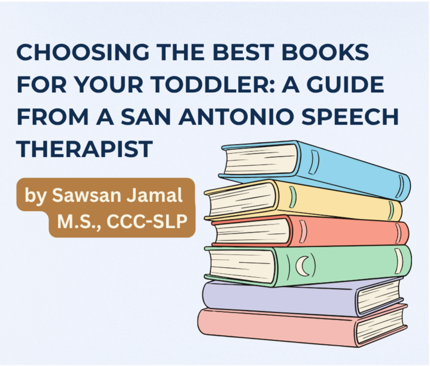 best books for toddlers in-home speech therapy in San Antonio Texas