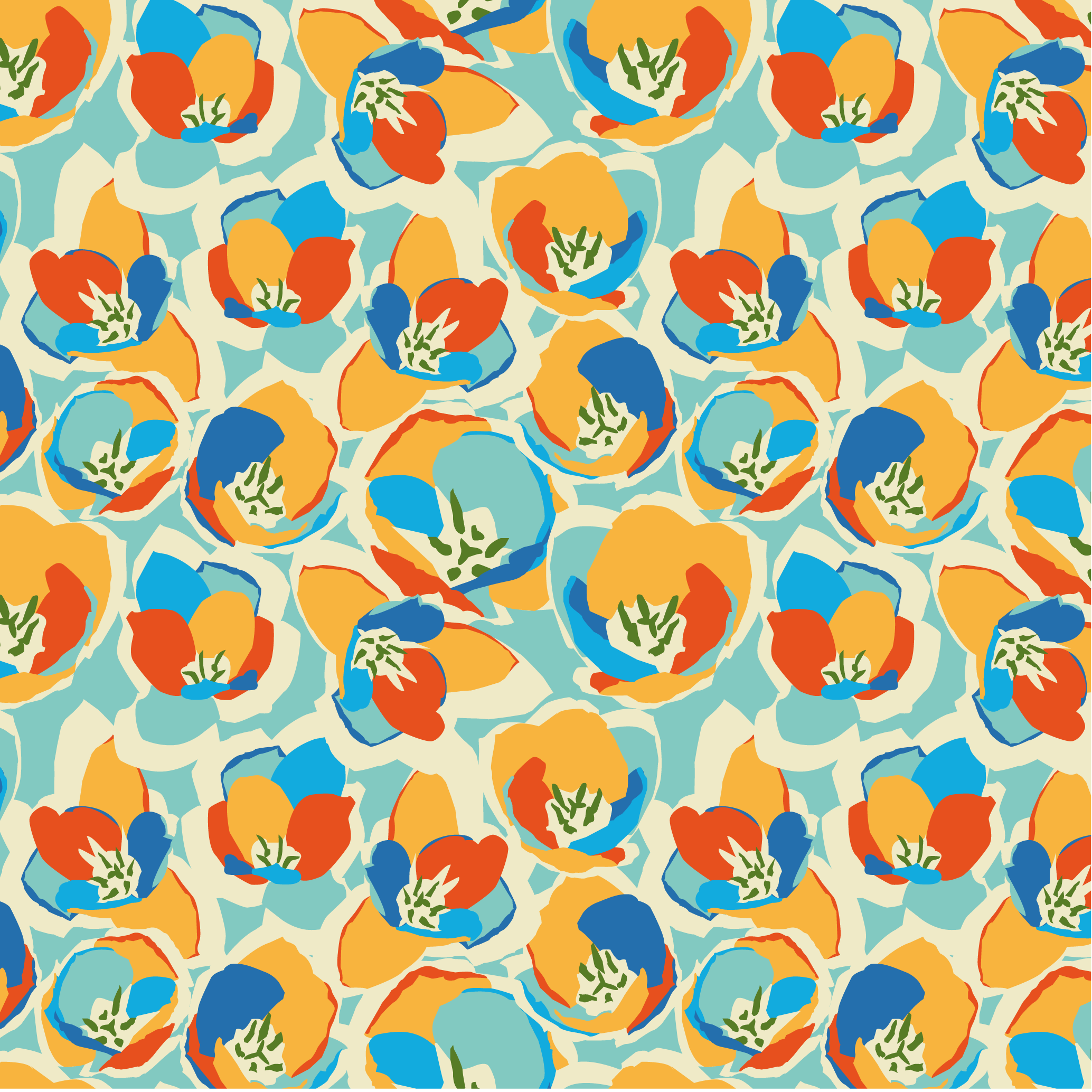 Marine Tangerine and Blush Crush