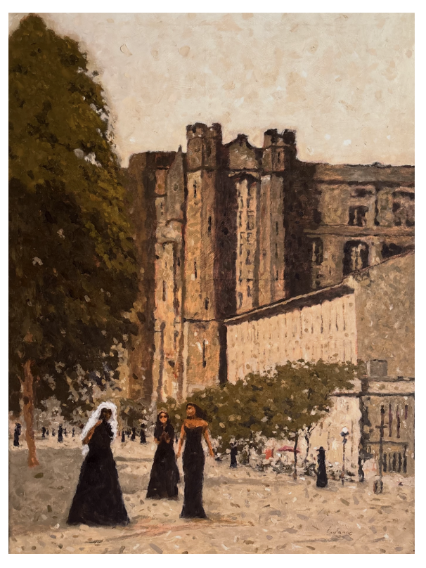 TU N'ES PAS SEULE, 2026. Oil on Canvas - 30X40"