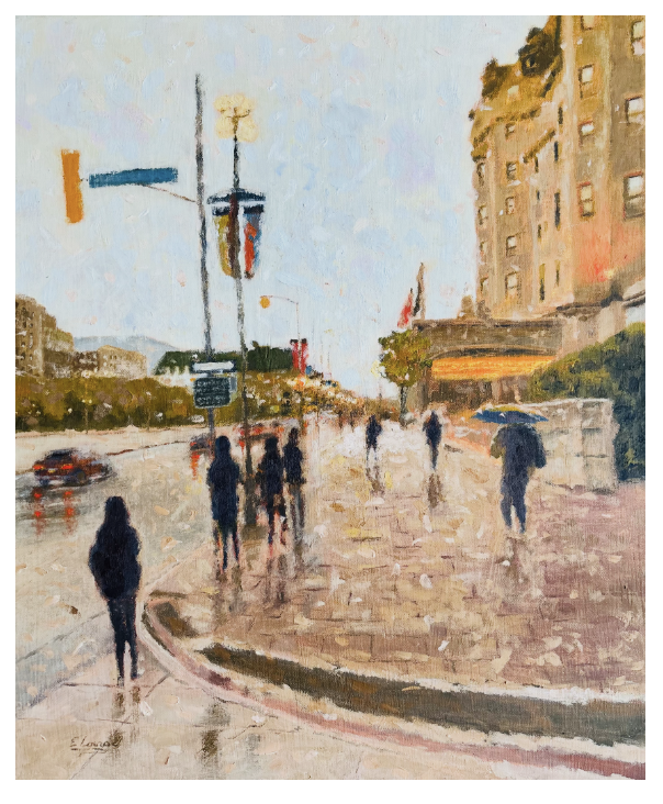 Parliament Hill 2, 2025. Oil on canvas - 20X24"