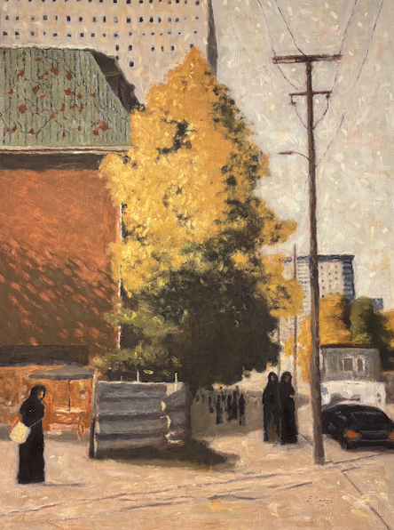 WHERE WE ARE, 2025. Oil on Canvas - 30X40"