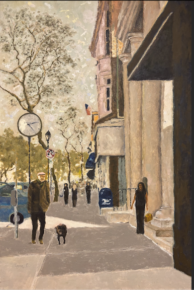 Walking ALONG, 2025. Oil on Canvas - 24X36"