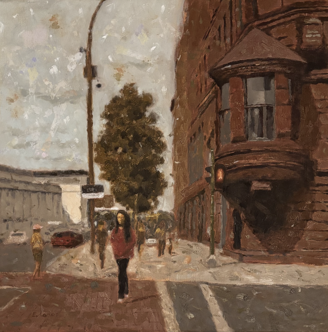 Walking In Front _20x20_