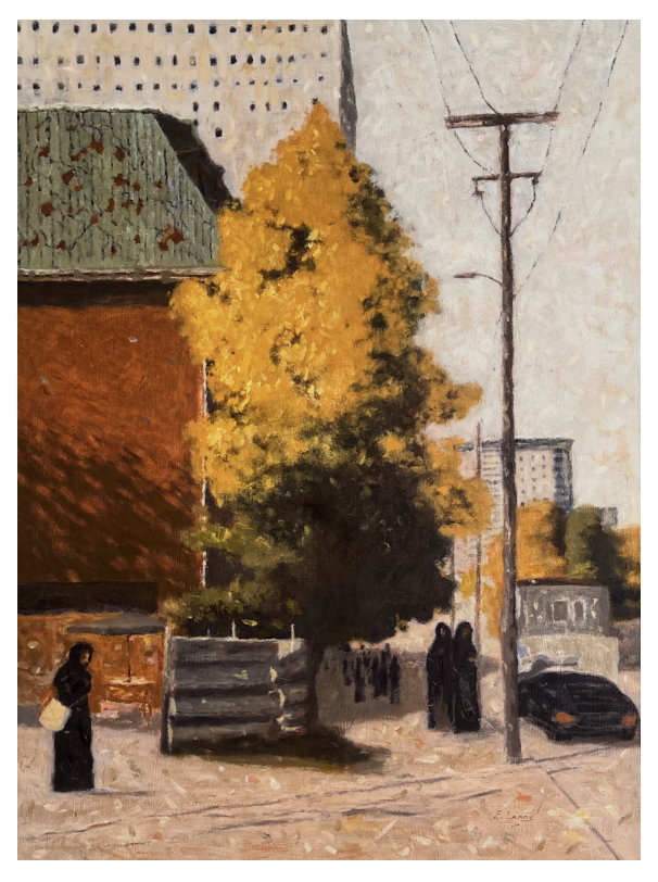 WHERE WE ARE, 2025. Oil on Canvas - 30X40"